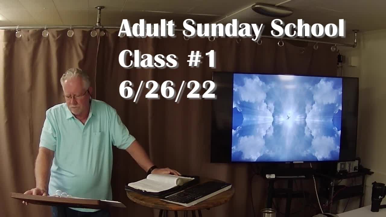 Adult Sunday School 1