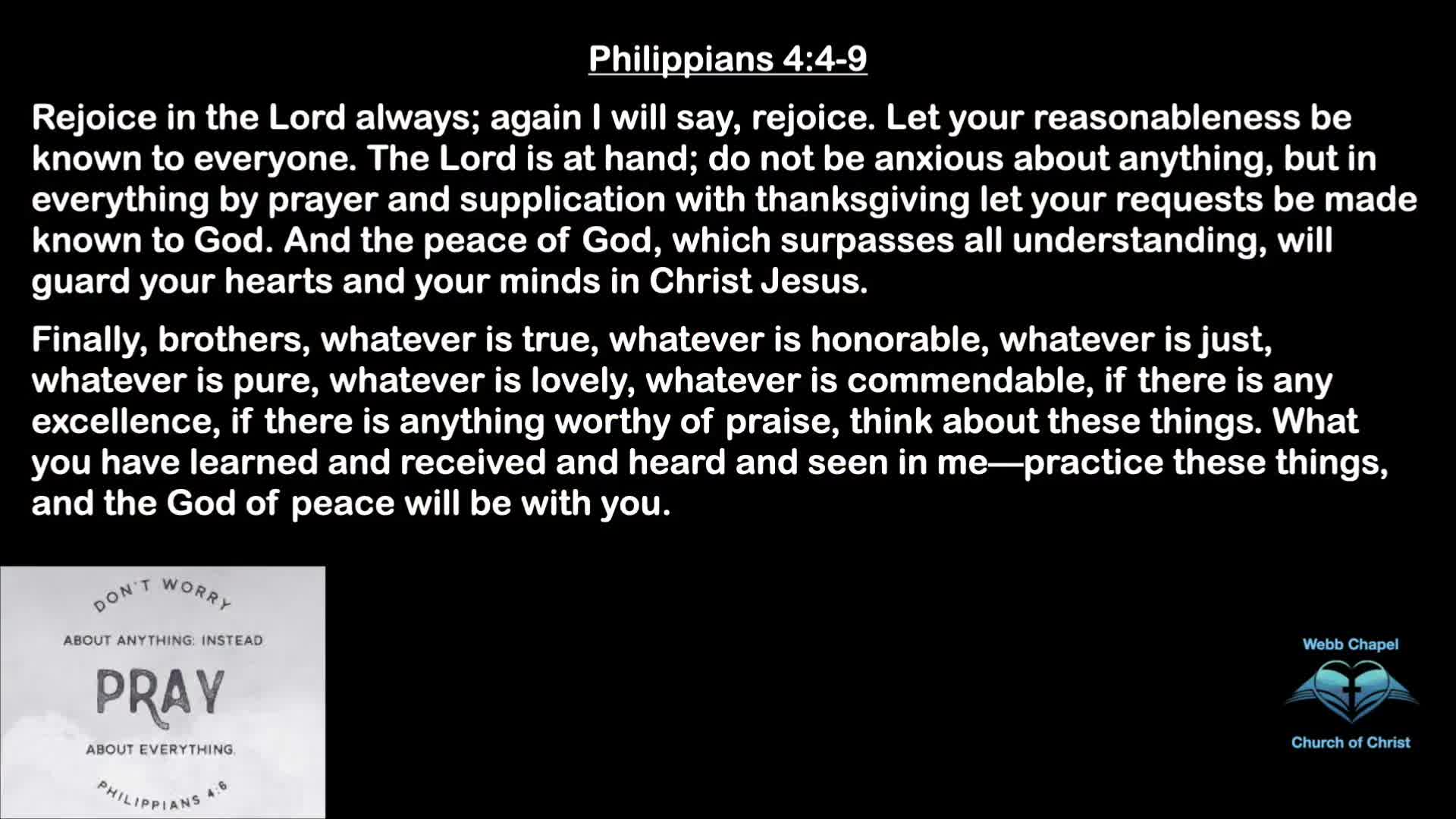 1 Timothy  Prayer For All pt 2  wk4