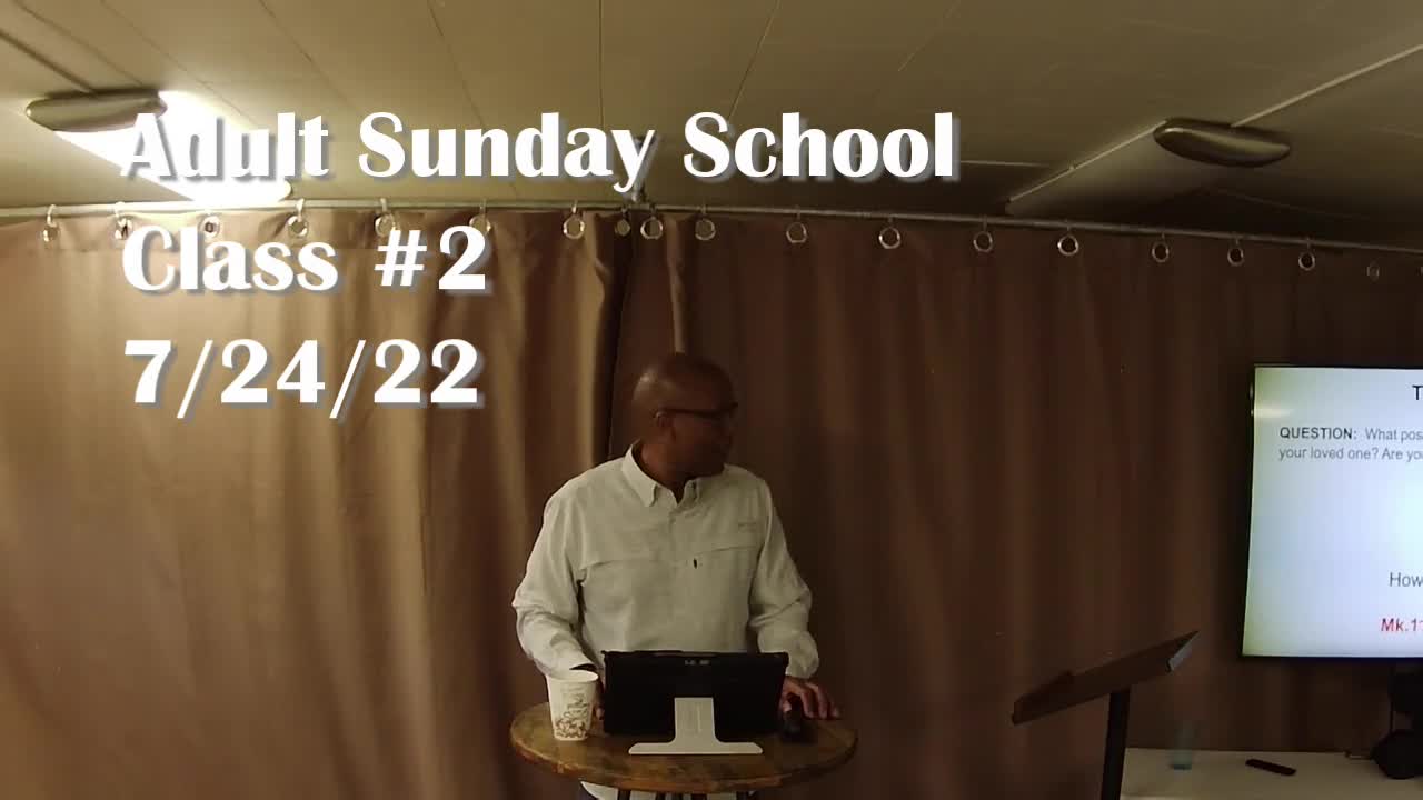 Adult Sunday School 2