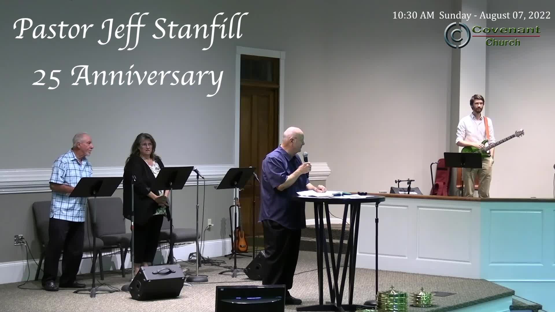 Pastor Jeff Stanfill 25th Anniversary