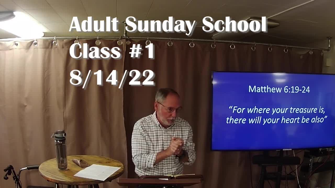 Adult Sunday School 1