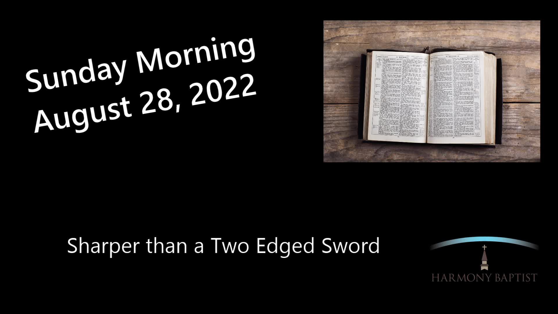 Sharper than Any Two Edged Sword