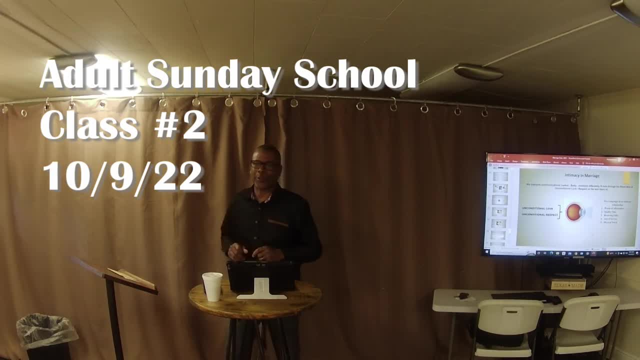 Adult Sunday School 2