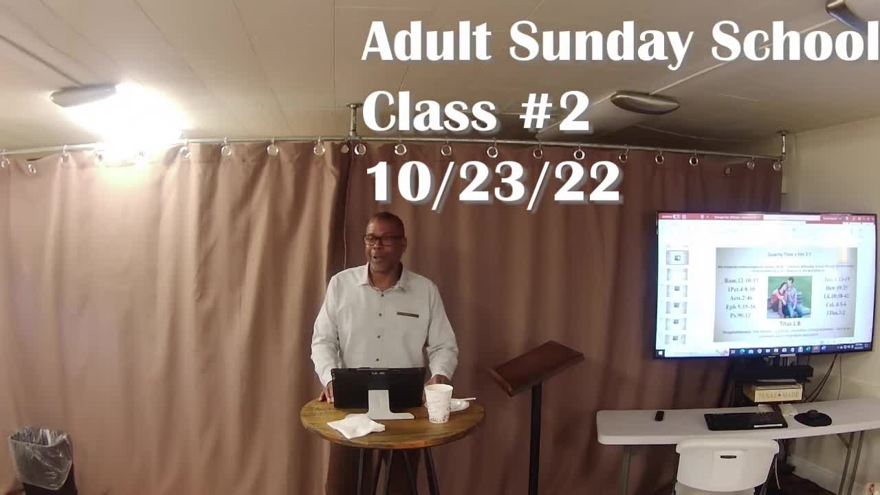 Adult Sunday School 2