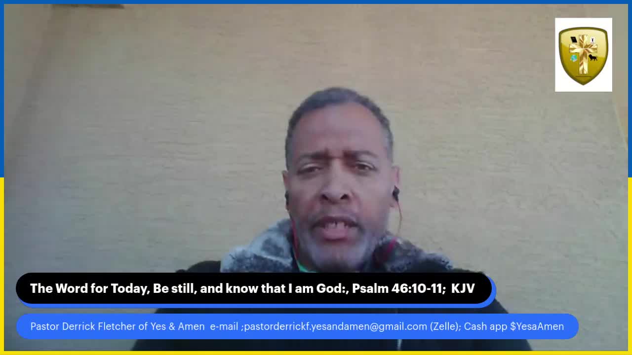 Be still and know I am God Ps 461011