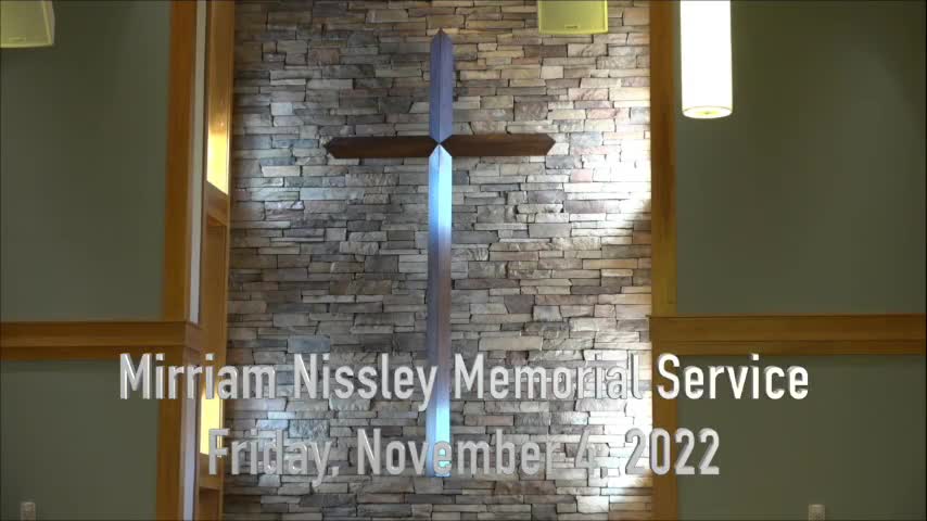 Miriam Nissley Memorial 221104