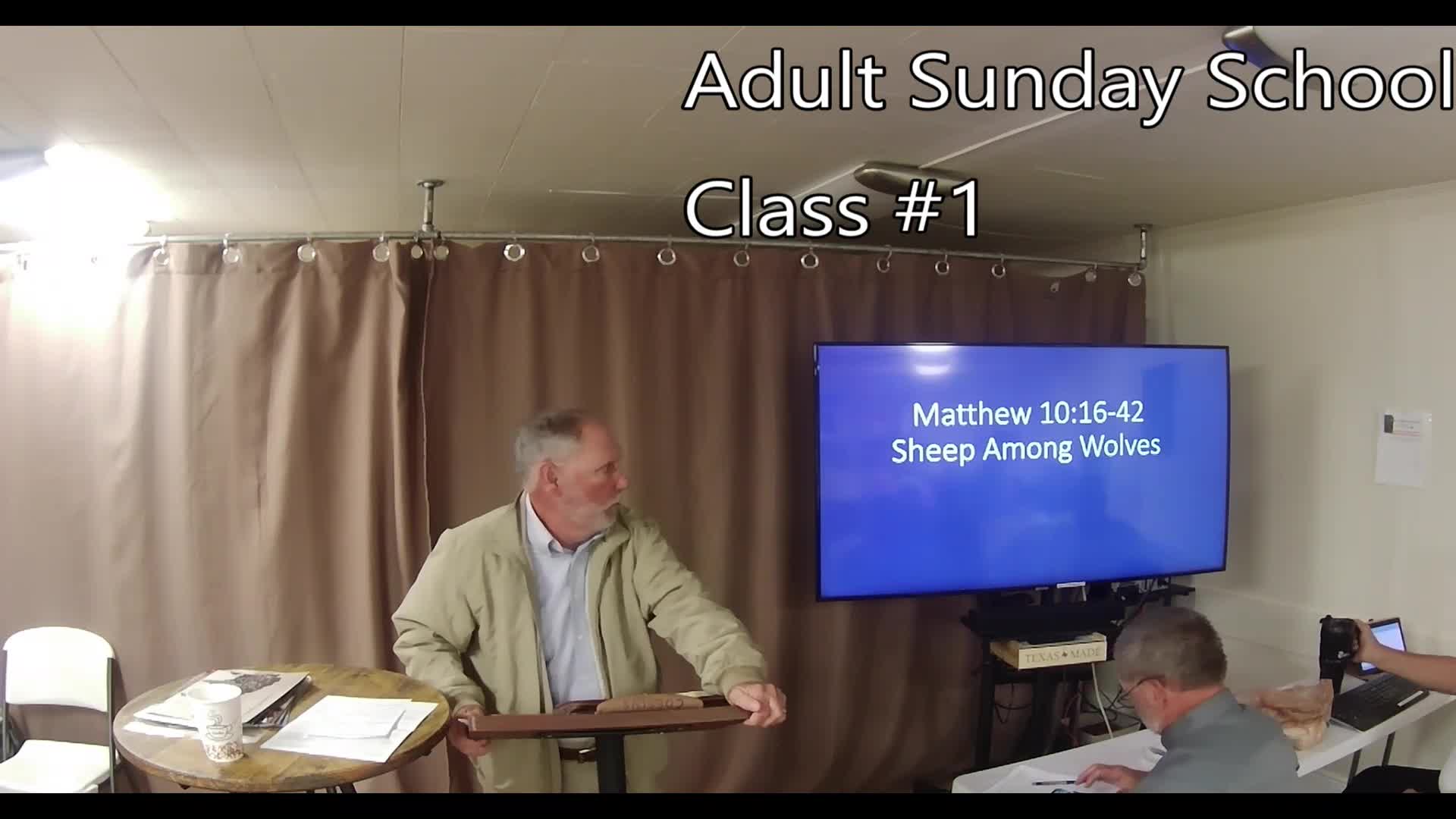 Adult Sunday School 1