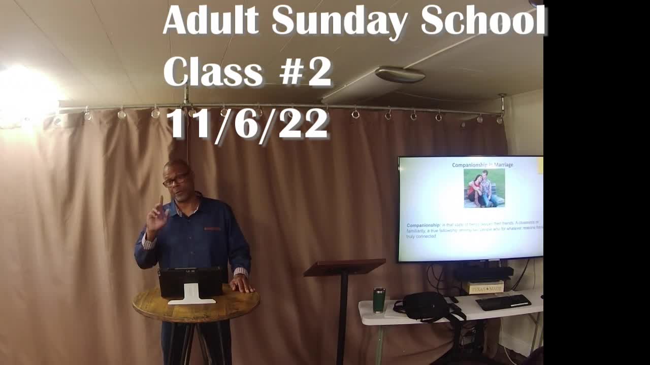 Adult Sunday School 2