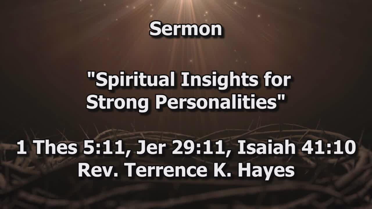 Spiritual Insights for Strong Personalities