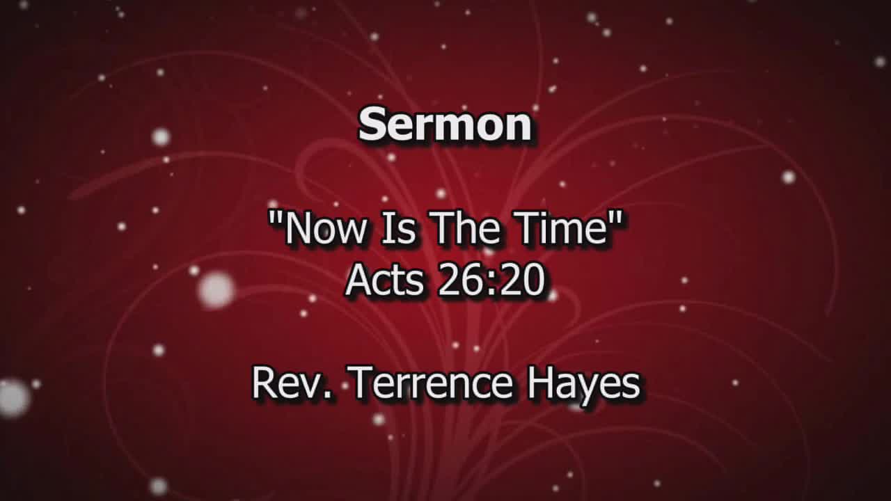 Now Is The Time