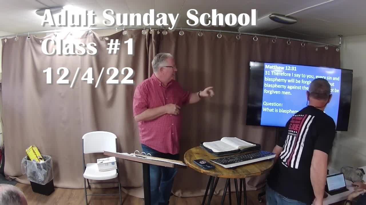 Adult Sunday School 1