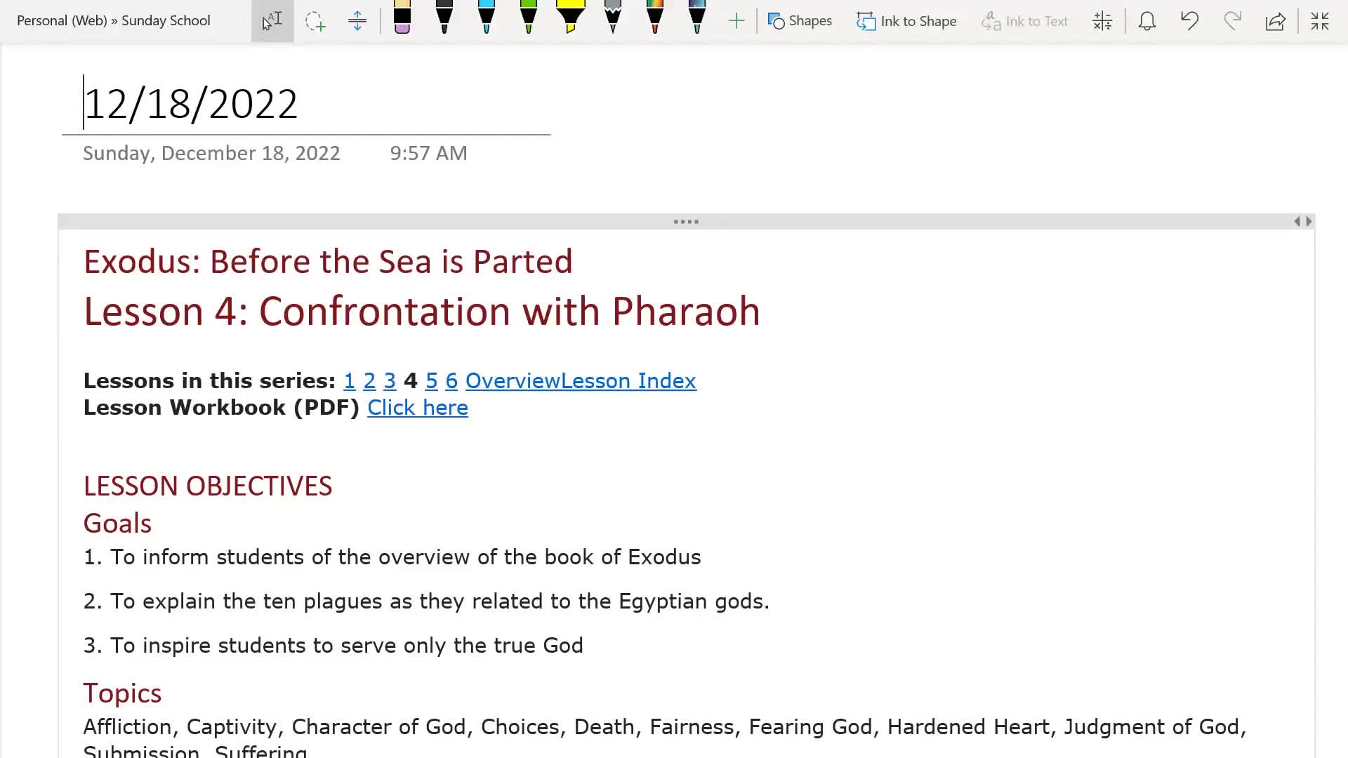 Confrontation with Pharaoh 
