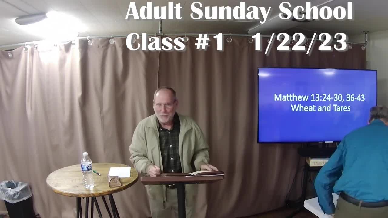 Adult Sunday School 1