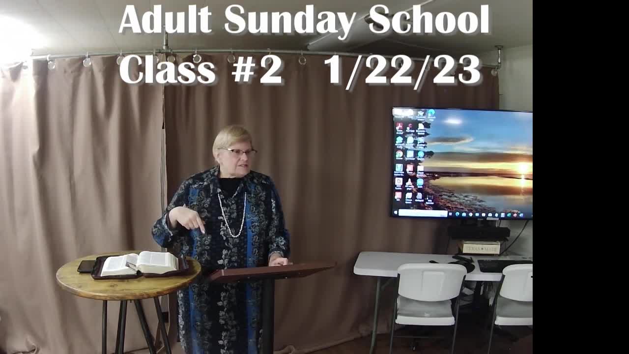 Adult Sunday School 2