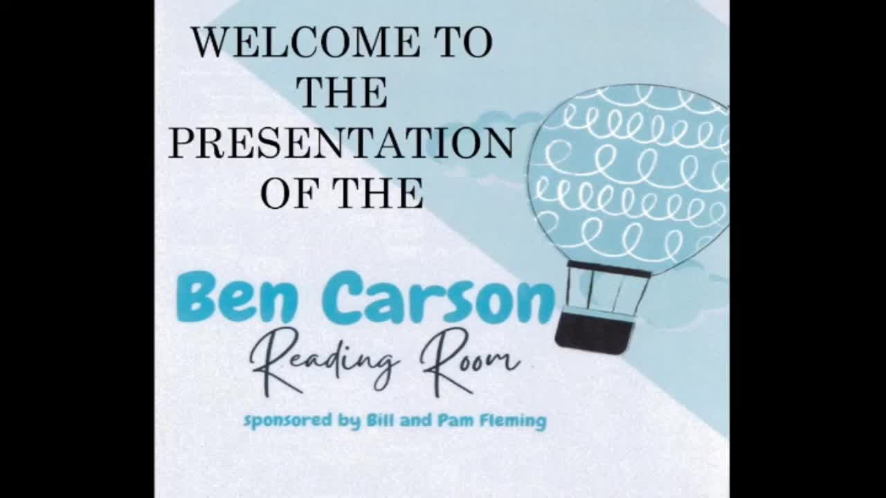 Ben Carson Reading Room 1St. in ESCAMBIA FL. School-24 January 2023