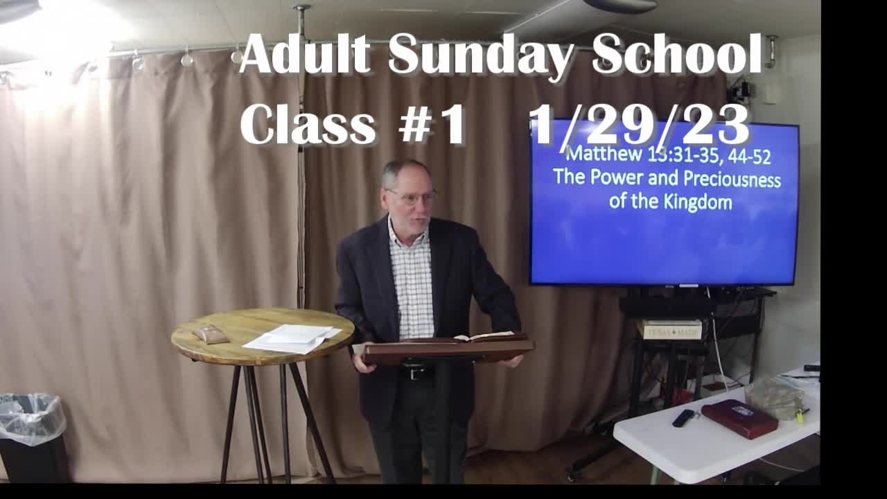 Adult Sunday School 1