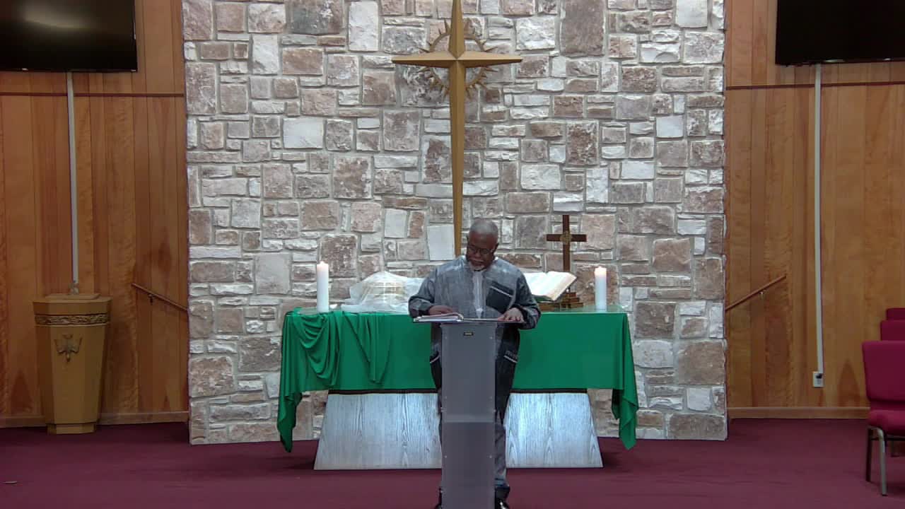 Ernest T Dixon UMC  Sunday Worship Service 
