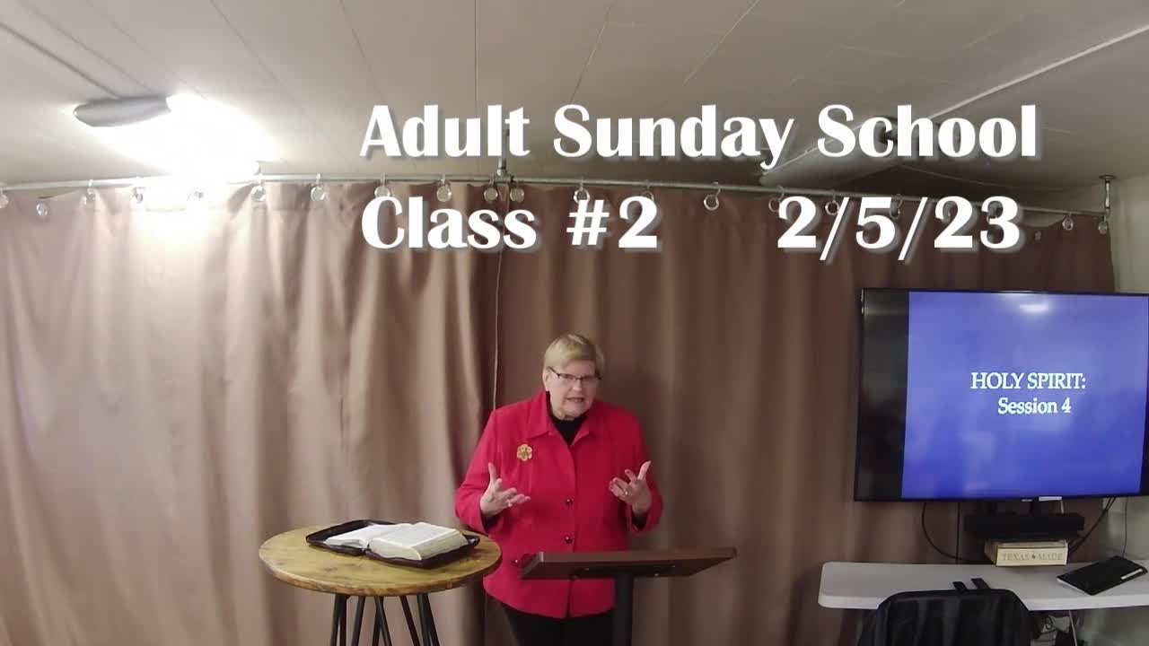 Adult Sunday School 2