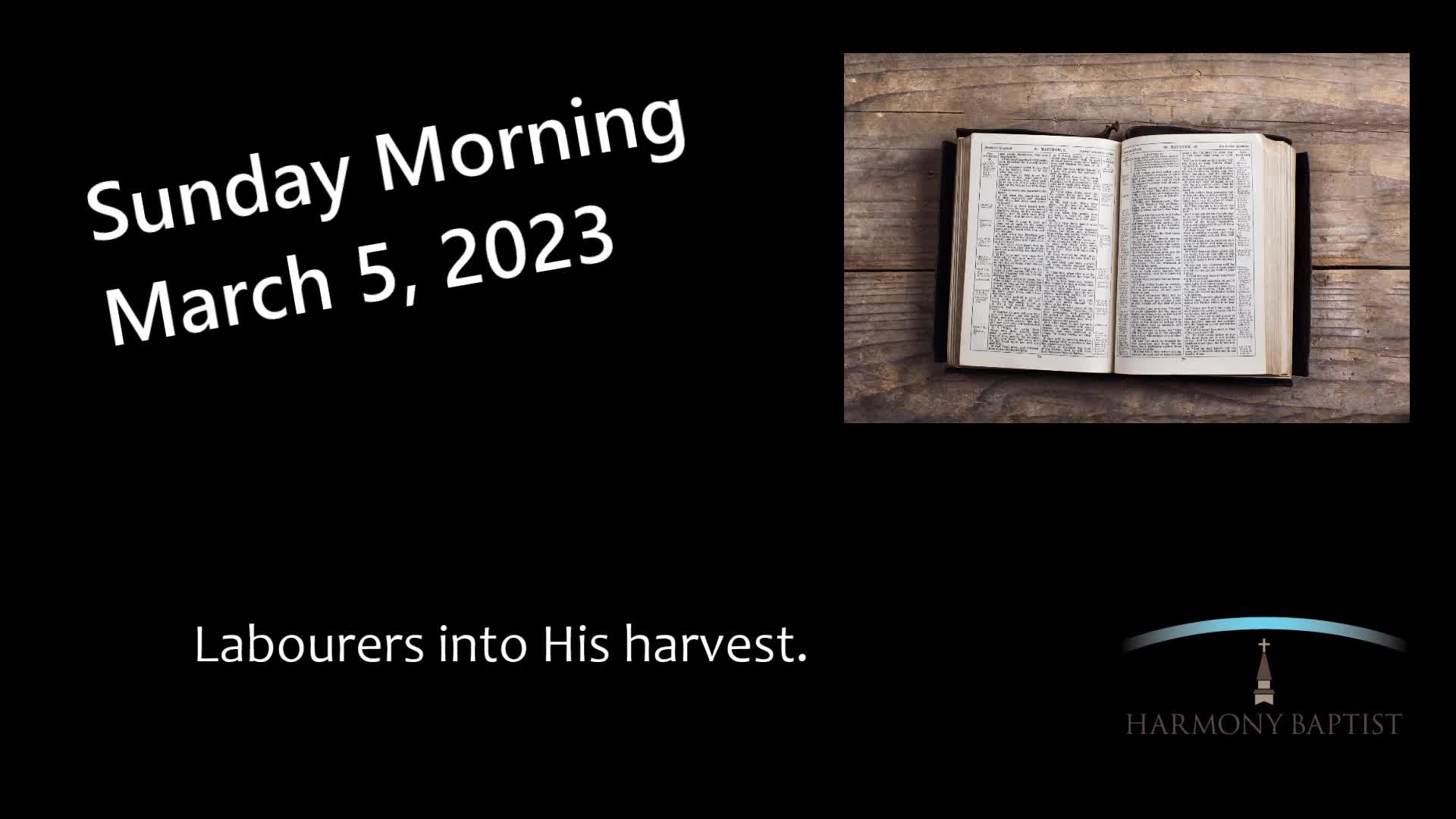Labourers into his harvest