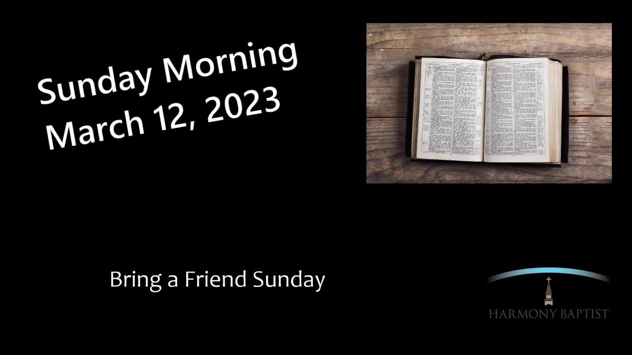 Bring a Friend Sunday