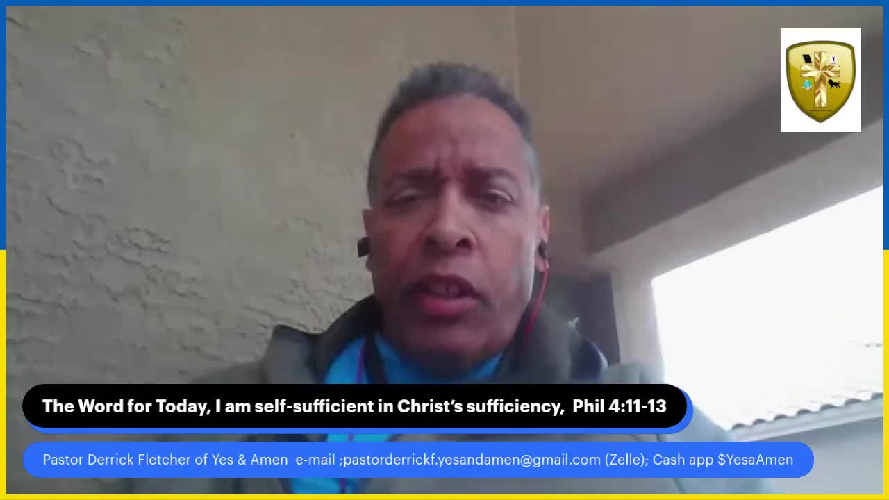 I am selfsufficient in Christs sufficiency 
