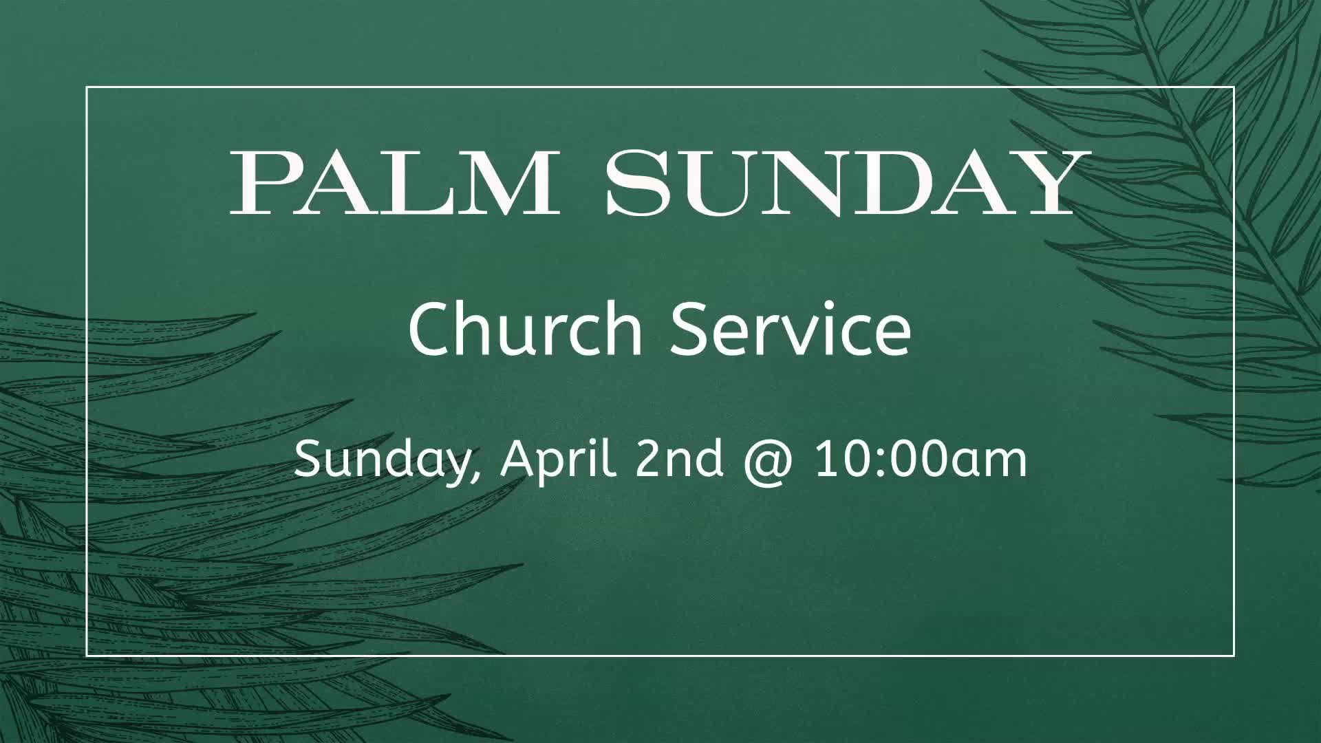 3262023 Sunday Worship Service