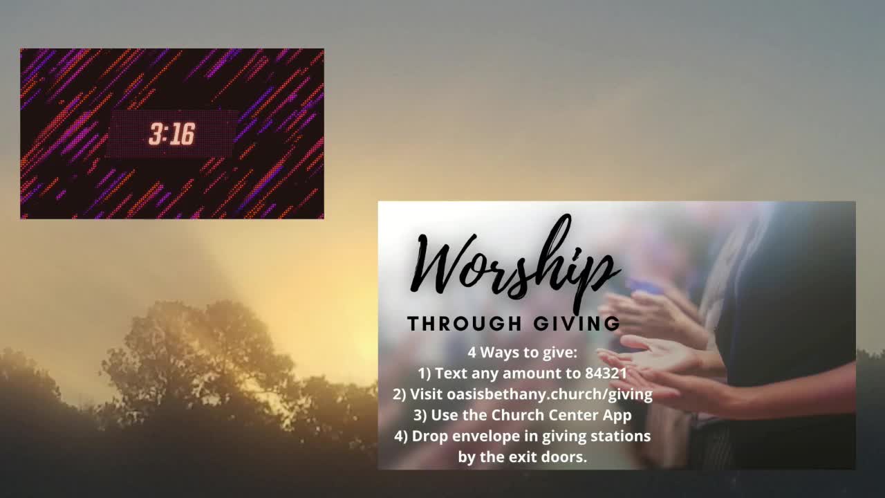 1000 AM Sunday Worship Experience
