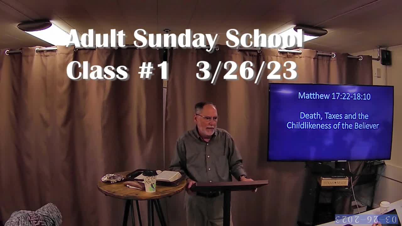 Adult Sunday School 1