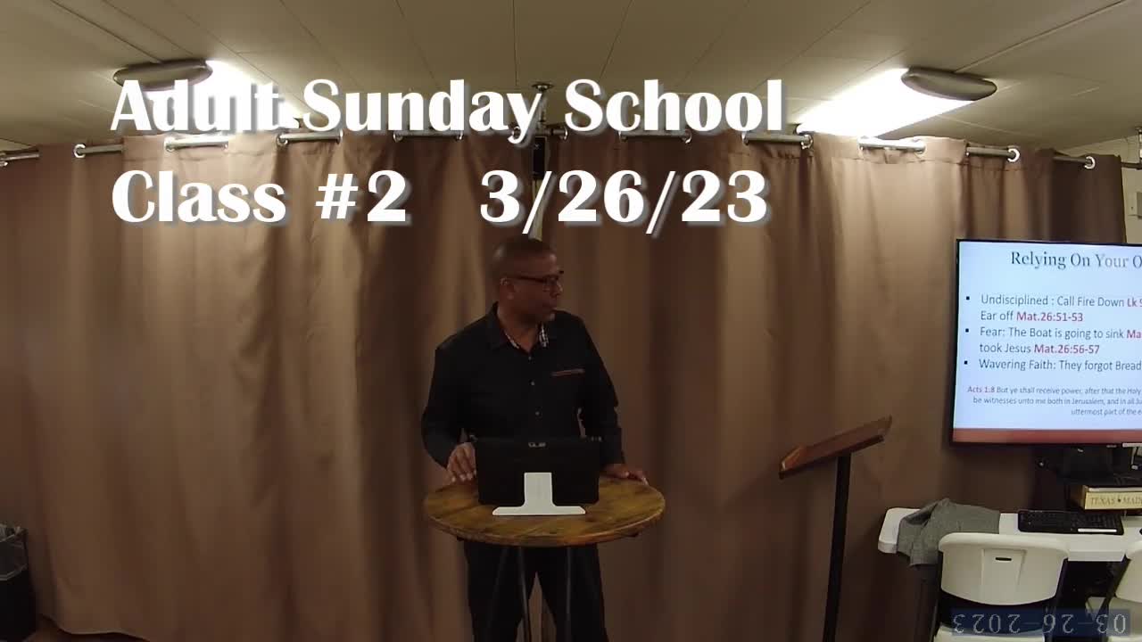 Adult Sunday School 2