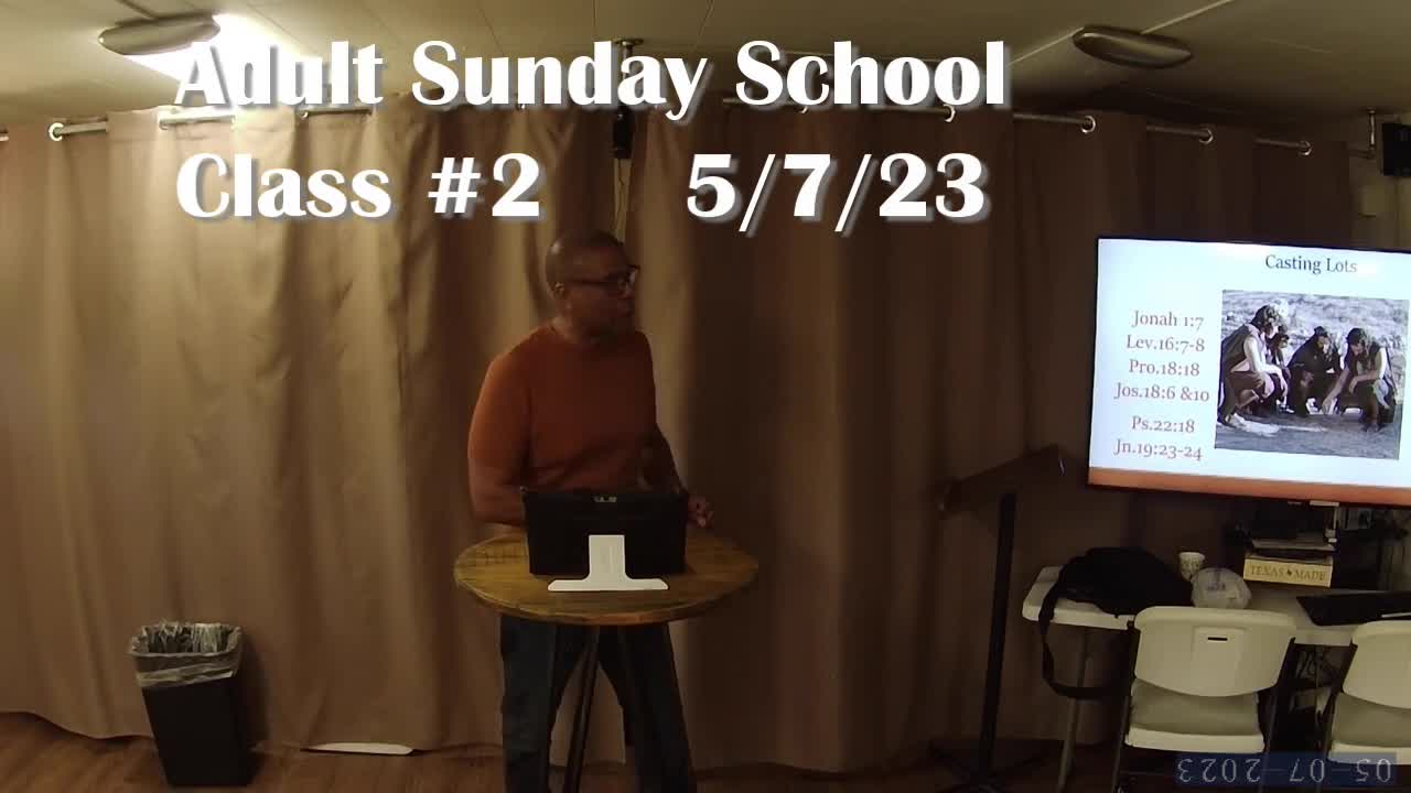 Adult Sunday School 2