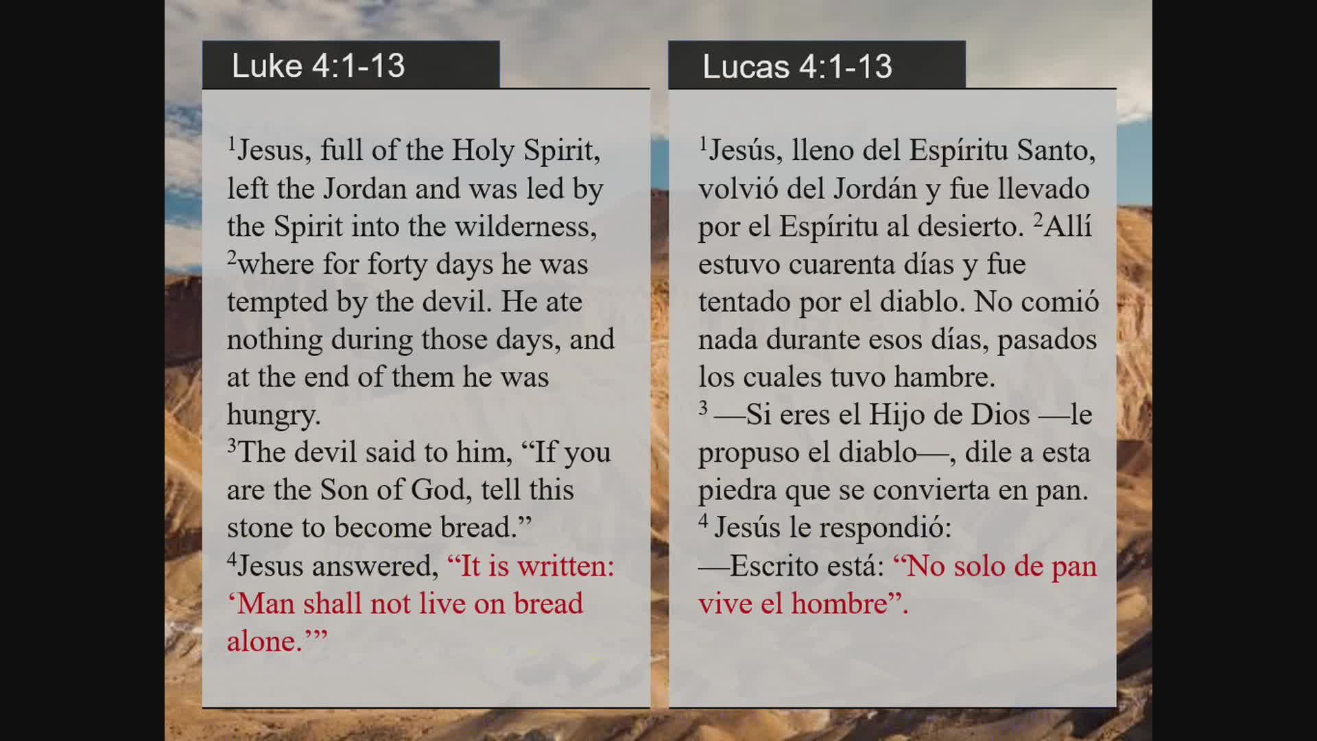 Journey Into the Kingdom Temptation
