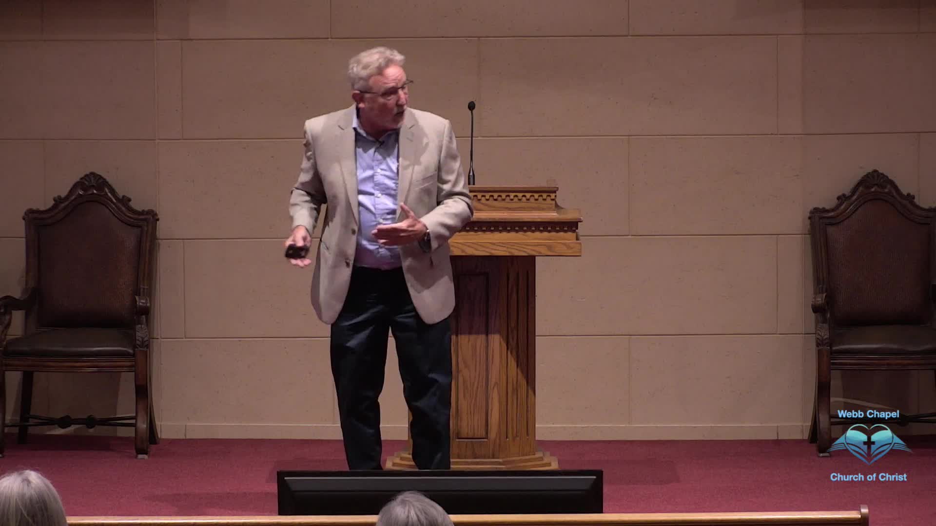 Webb Chapel Church of Christ Worship Service