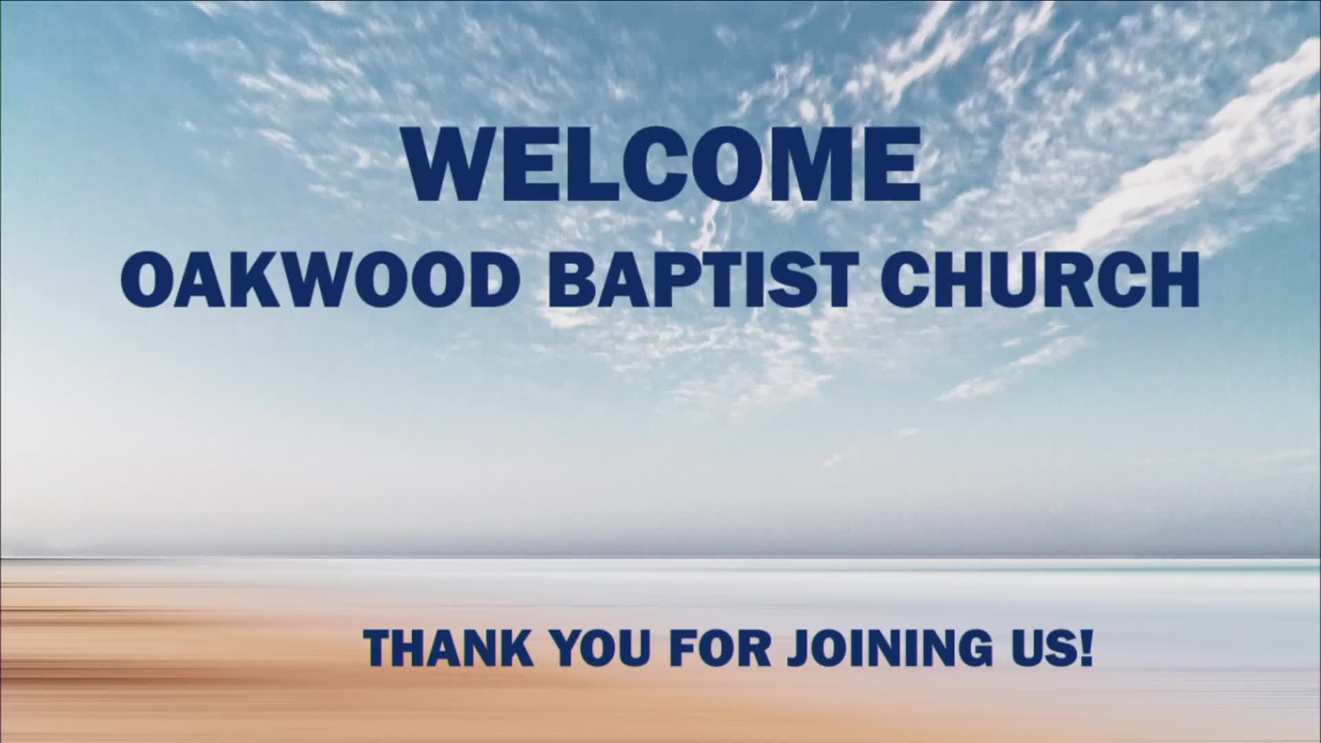 Sunday Morning Service