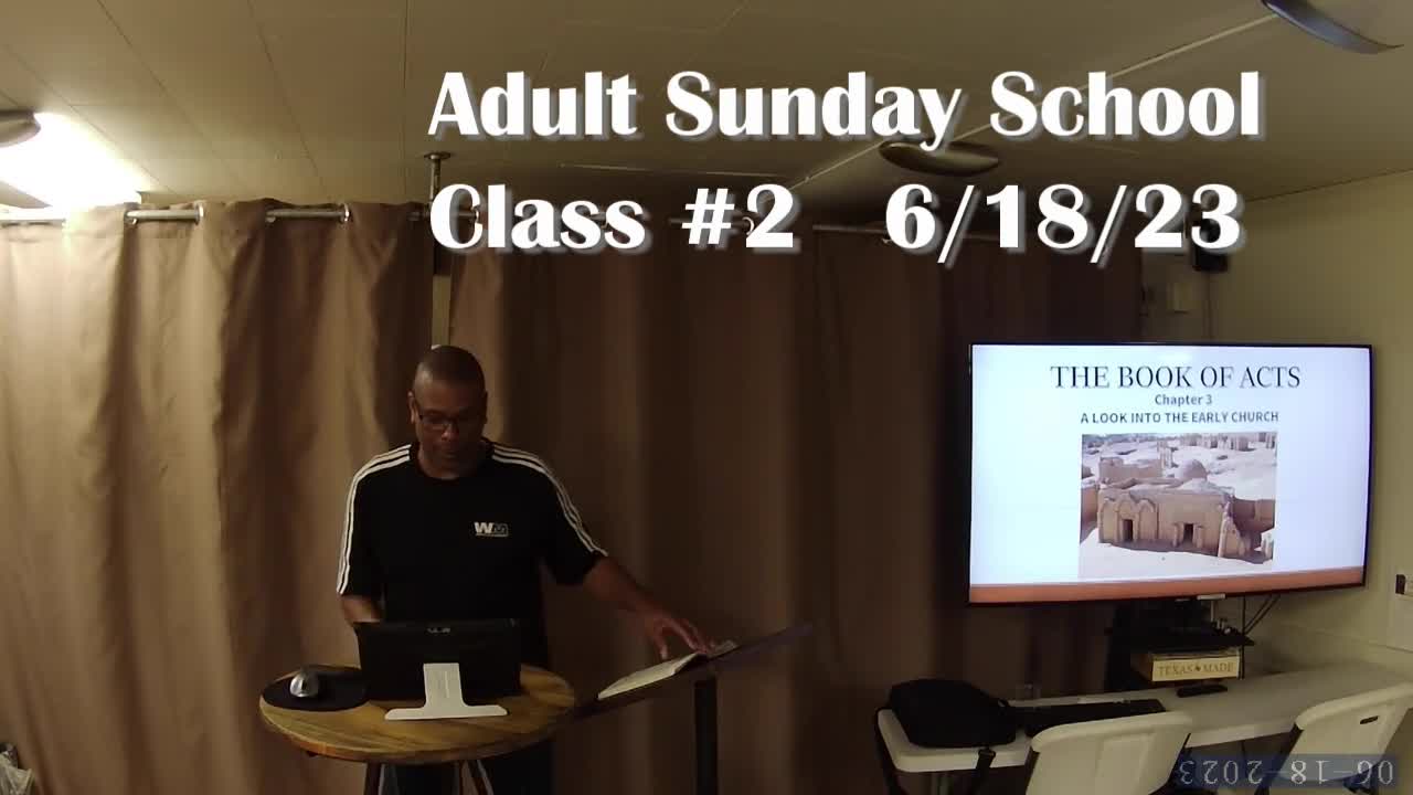 Adult Sunday School 2