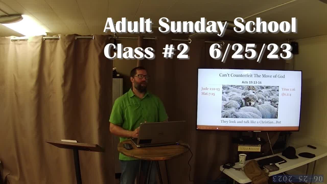 Adult Sunday School 2