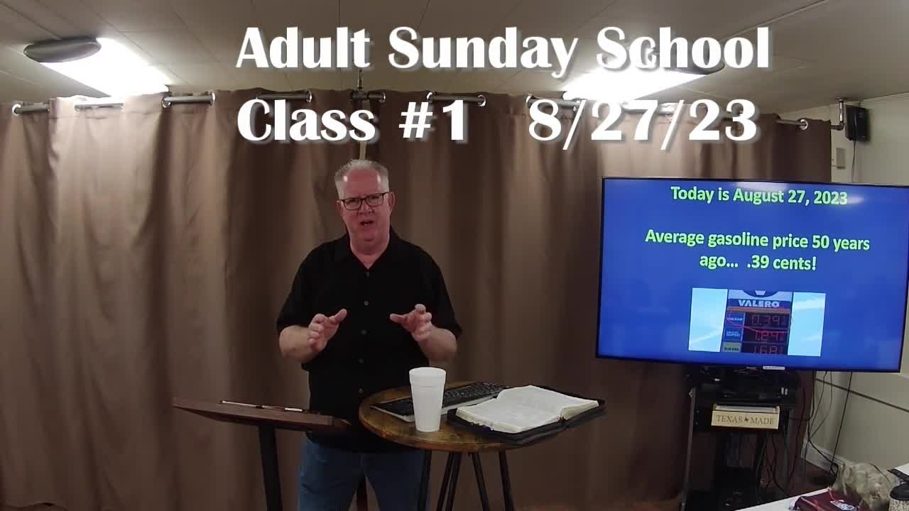 Adult Sunday School 1