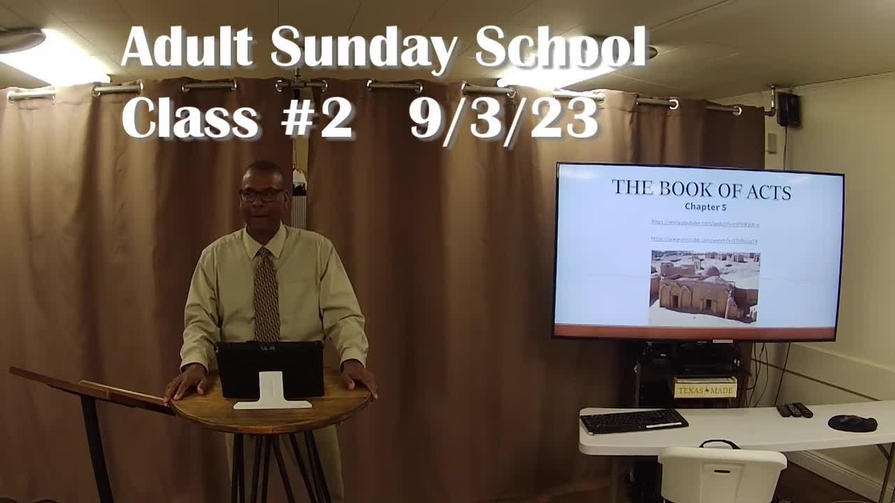 Adult Sunday School 2