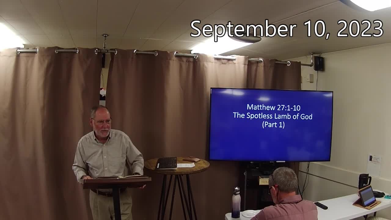 Adult Sunday School Class #1 9-11-23