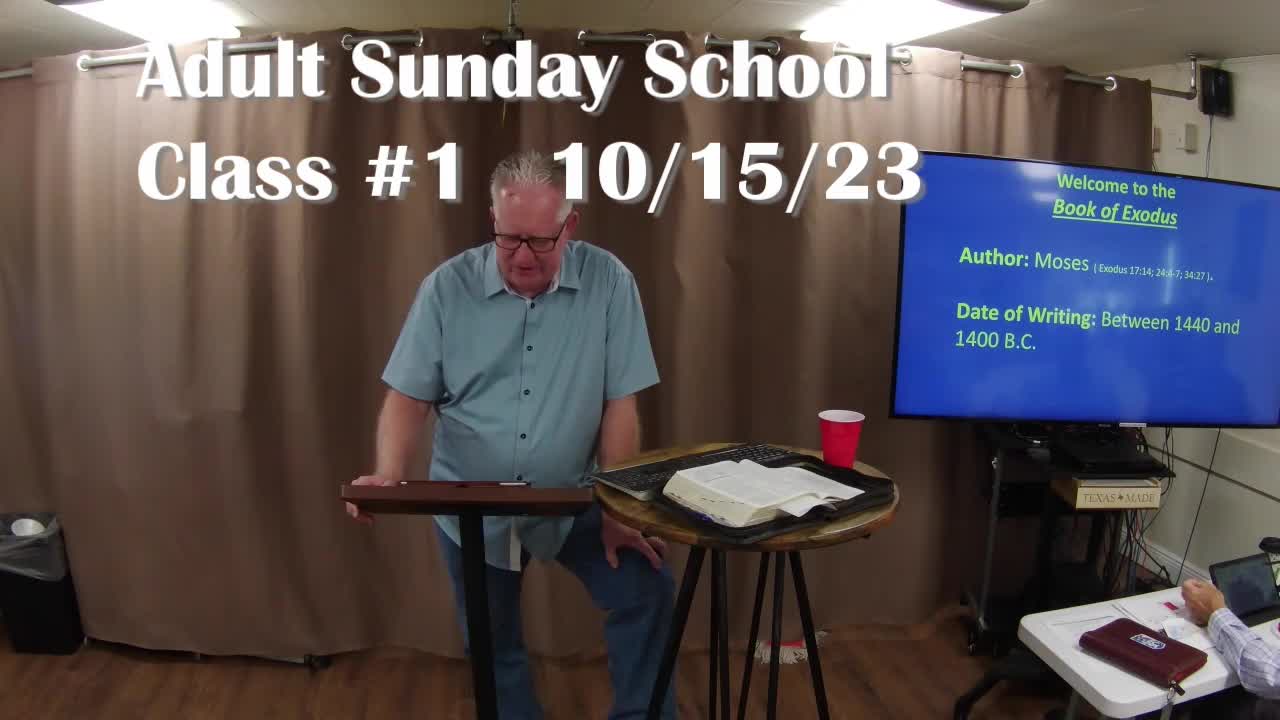 Adult Sunday School 1