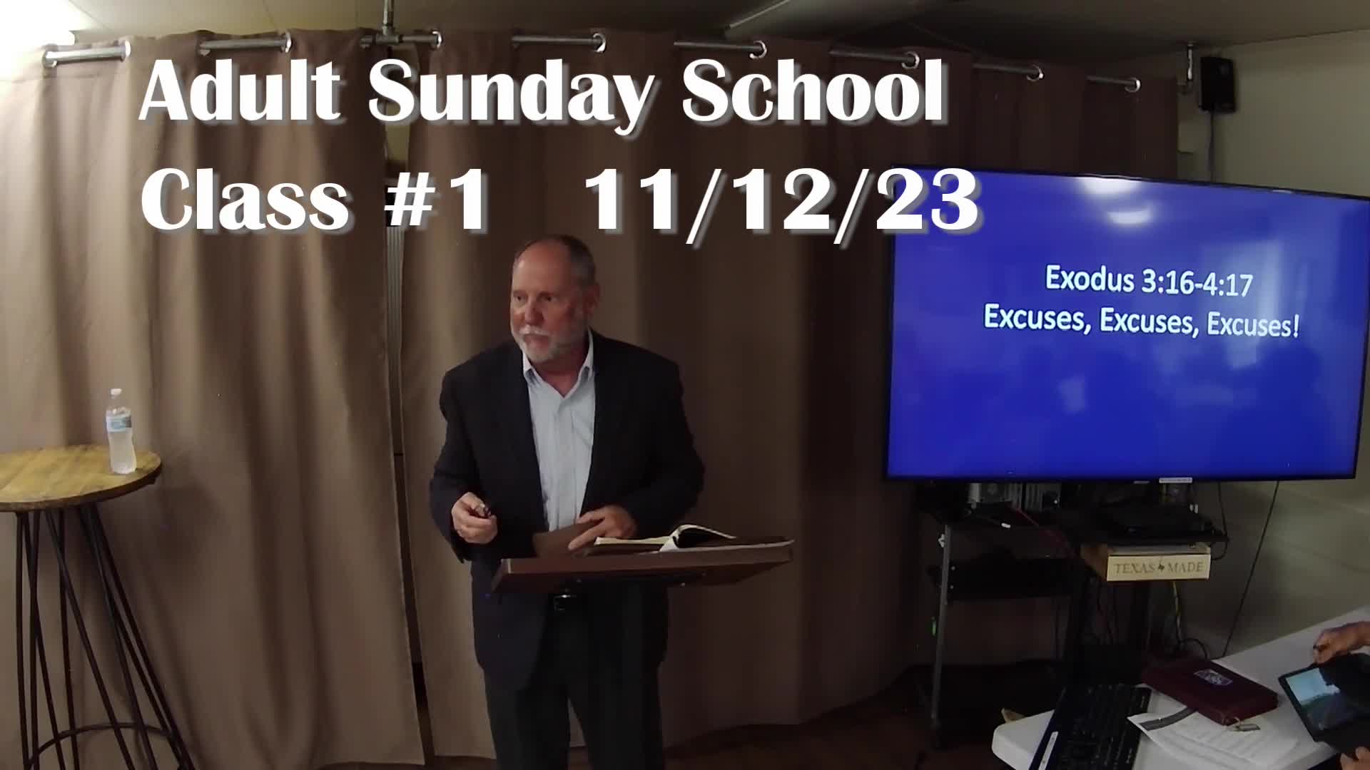 Adult Sunday School 1