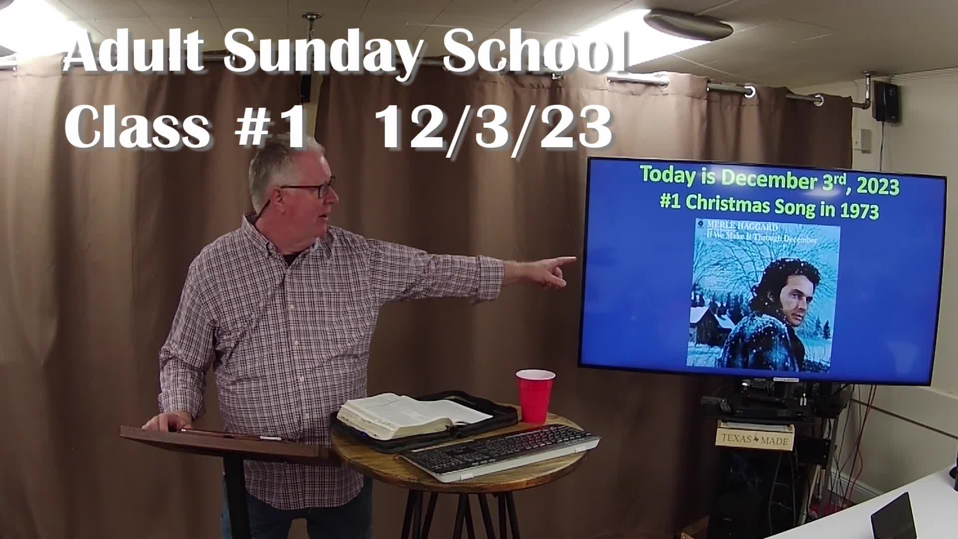 Adult Sunday School 1