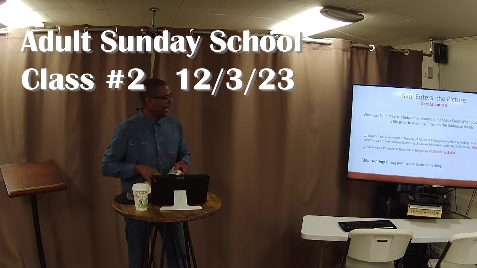 Adult Sunday School 2