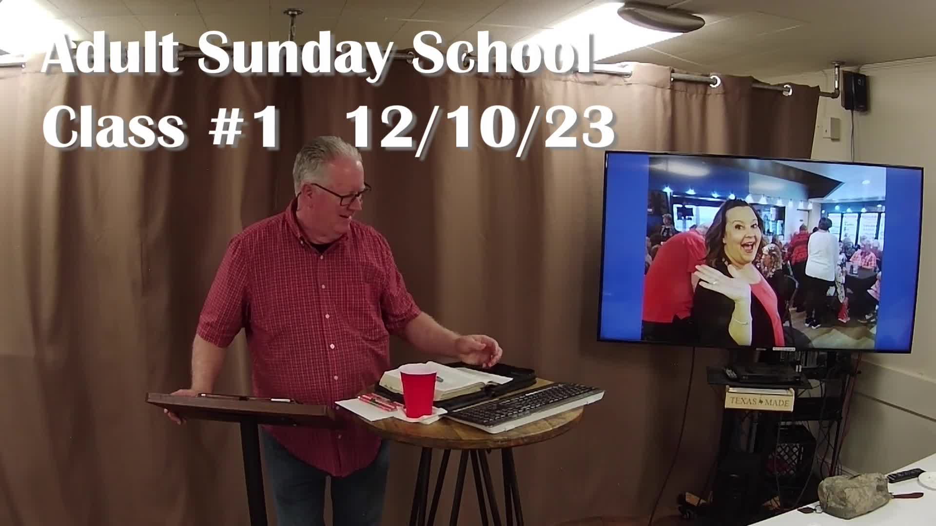 Adult Sunday School 1