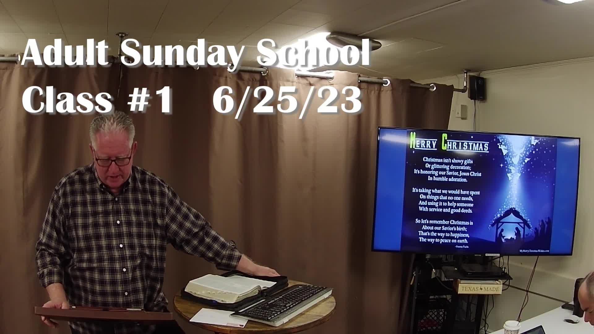 Adult Sunday School 1