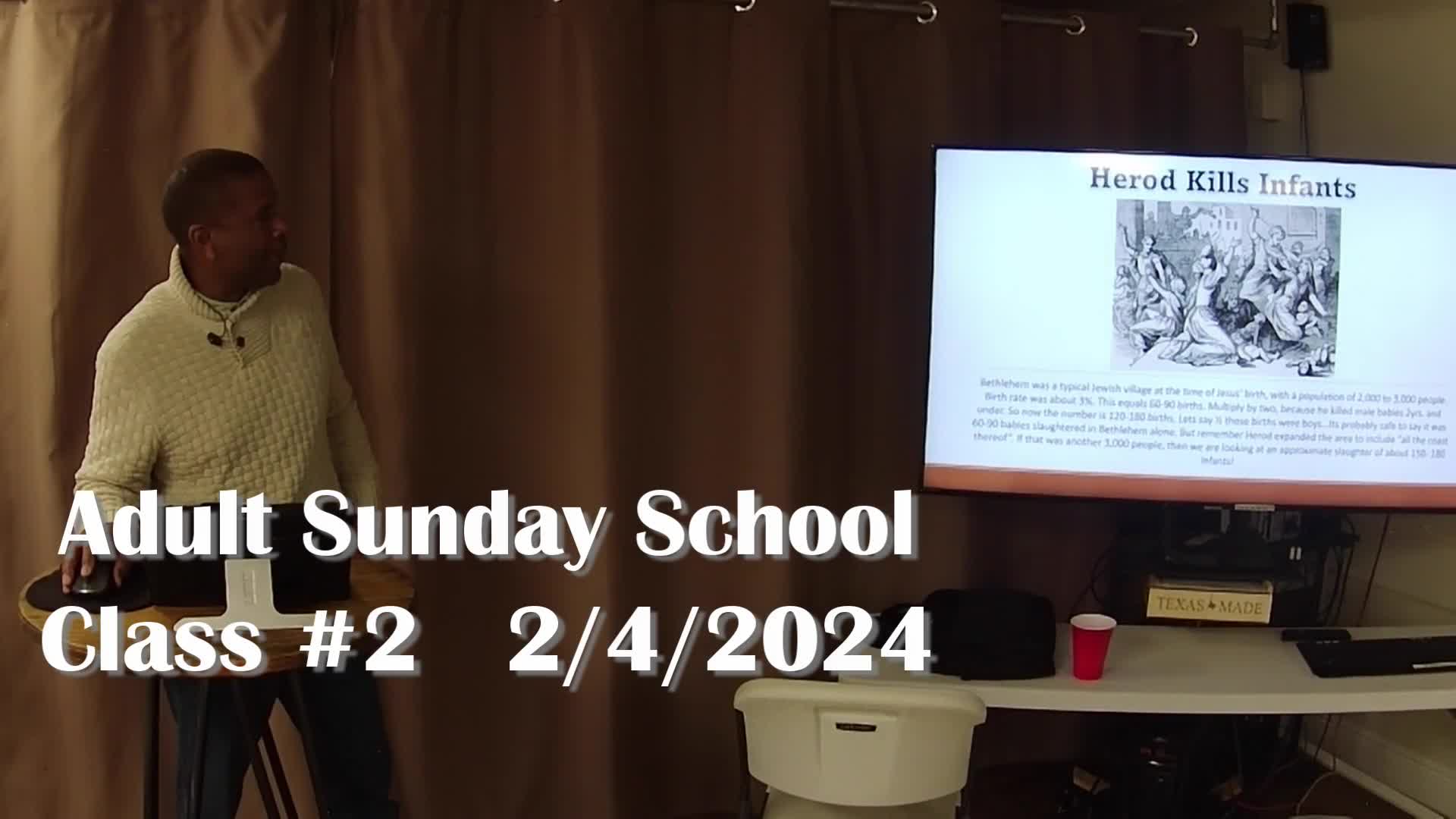 Adult Sunday School 2