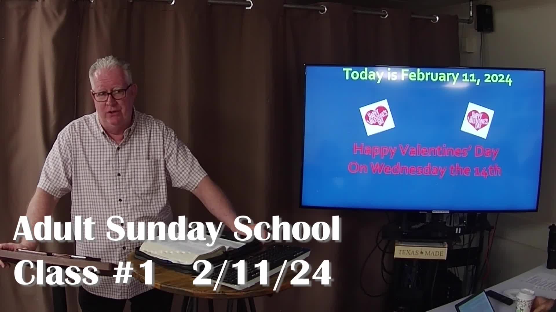 Adult Sunday School 1