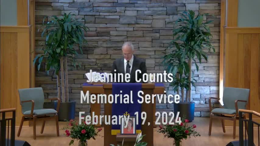 Jeanine Counts Memorial 240219
