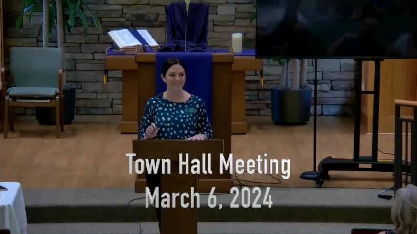 Town Hall Meeting 240306