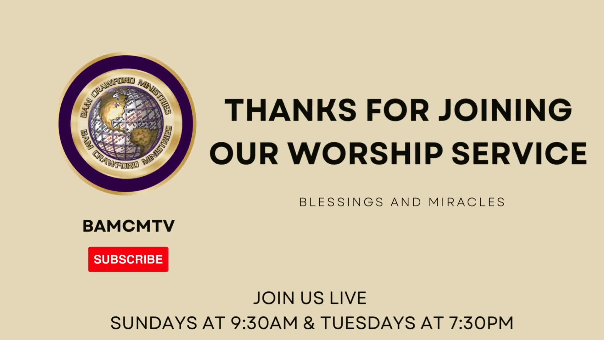 Sunday Morning Service - 5/5/2024 12:08:39 PM