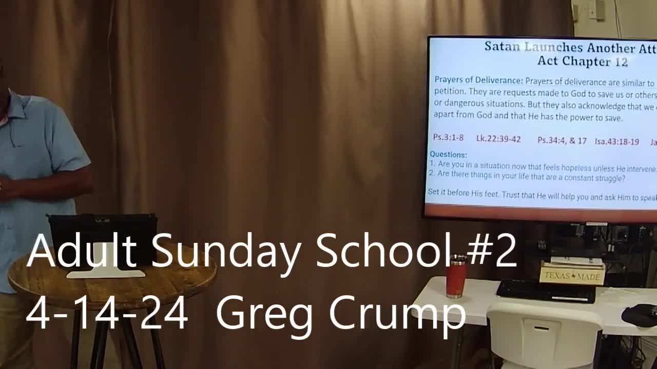 Adult Sunday School 2